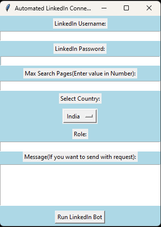 Automated LinkedIn Connection Requester - 1