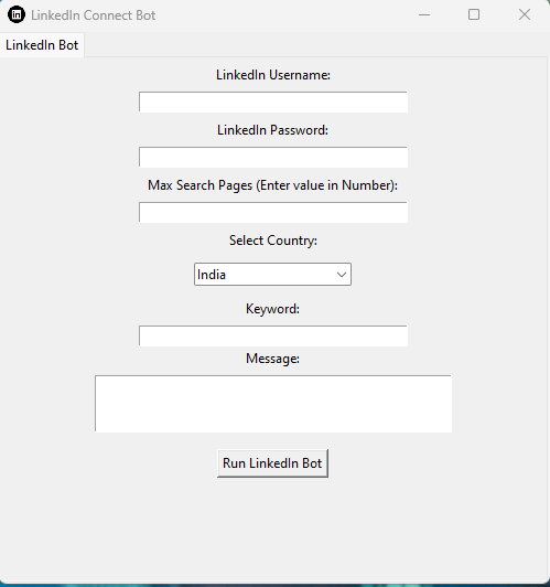Automated LinkedIn Connection Requester - 2